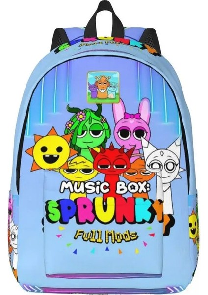 Beats Komik Sprunki Oyun Sırt Çantası Erkekler Kadınlar Genç Okulu Iş Gündüz Çantası Inanılmaz Müzik Dizüstü Bilgisayar Omuz Çantası Hediye Renk: 2/beden: Çocuklar Için (Yurt Dışından)