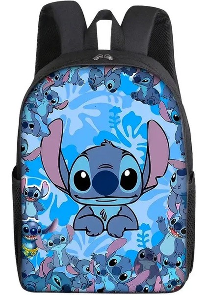 Stitch Angel Disney Sırt Çantası Okul Çantası Çocuklar Için Karikatür Karikatür Hafif Okul Çantaları Büyük Kapasiteli Erkek Kız Çocuklar Koyun Çaldırı Hediye Renk: S05 (Yurt Dışından)