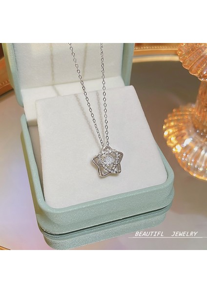 Bayan Titanyum Çelik Kolye Kolye Zinciri Mücevherat (Yurt Dışından)