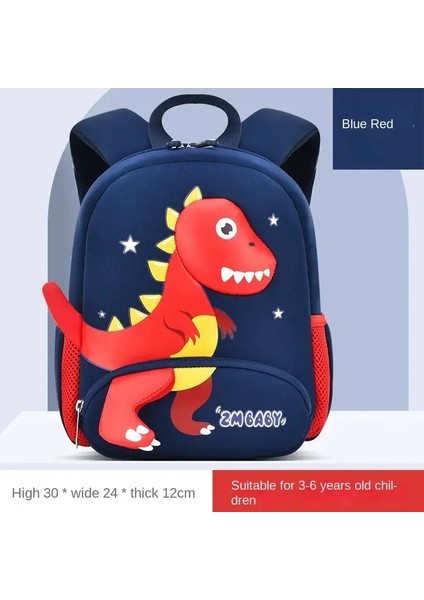 Sevimli Dinozor Anti-Lost Anaokulu Sırt Çantası 3-6 Yaşındaki Çocuklar Için Sırt Çantası Güvenlik Özelliği ile Bebek Hediyesi: Blueed (Yurt Dışından)