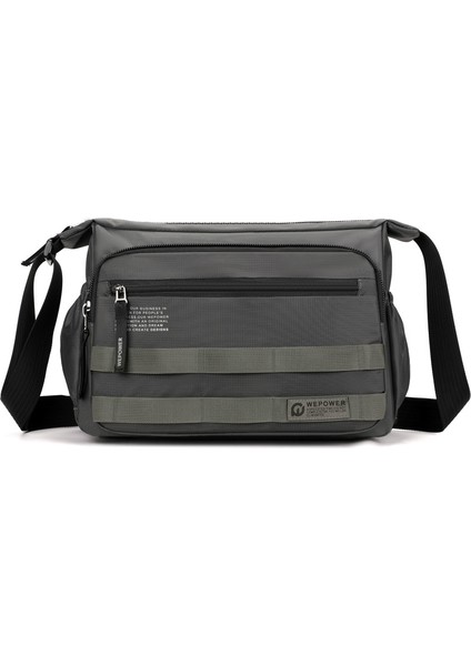 Yeni Erkek Iş Büyük Kapasiteli Omuz Çantası Su Geçirmez Eğlence Seyahat Crossbody Omuz Çantası (Yurt Dışından)