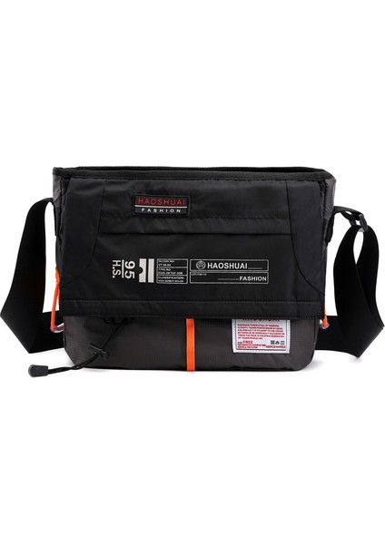 Erkek ve Kadın Evrensel Eğlence Omuz Çantası Trend Yüz Açık Çanta Erkek Spor Crossbody Çanta Evrak Çantası (Yurt Dışından)