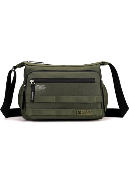 Yeni Erkek Iş Büyük Kapasiteli Omuz Çantası Su Geçirmez Eğlence Seyahat Crossbody Omuz Çantası (Yurt Dışından)