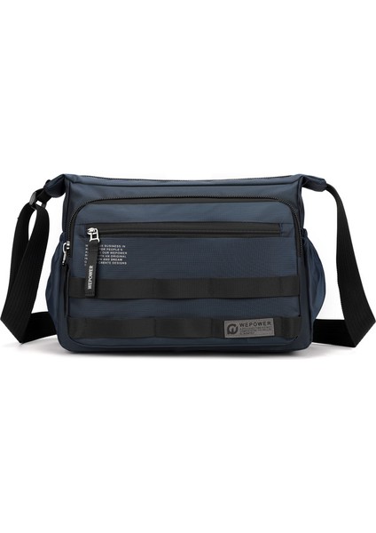 Yeni Erkek Iş Büyük Kapasiteli Omuz Çantası Su Geçirmez Eğlence Seyahat Crossbody Omuz Çantası (Yurt Dışından)