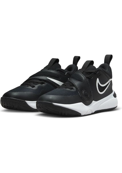 Team Hustle D 11 Unisex Siyah Çocuk Basketbol Ayakkabısı