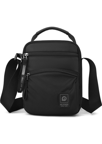Yeni Erkek Açık Crossbody Çanta Spor Eğlence Erkek Omuz Çantası Çok Fonksiyonlu Trend Küçük Çanta (Yurt Dışından)