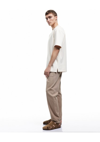 Beli Bağcıklı Cep Detaylı Pamuklu Chino Pantolon fiyatları