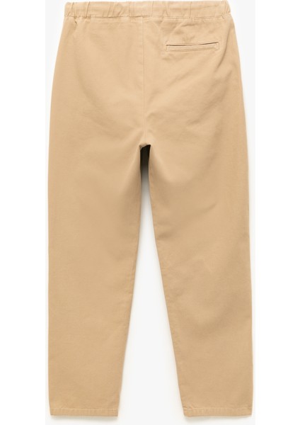 Beli Bağcıklı Cep Detaylı Pamuklu Chino Pantolon fırsatları
