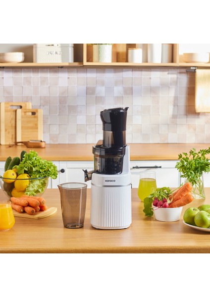 Fresh Press Slow Juicer Yavaş Sıkım Katı Meyve Sıkacağı Cream fiyatları