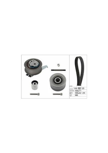 Eksantrik Kiti vw Caddy / Passat / Tıguan / Audı A3 / A4 / A5 (Dsud/dtrb/dtrd/deze/dtna 2.0tdı) 16-