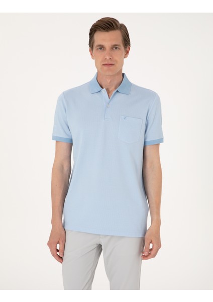 Erkek Açık Mavi Regular Fit Tişört 50306862-VR003 modelleri