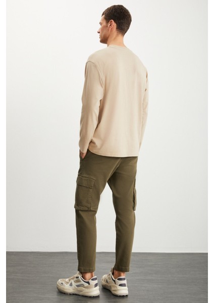 Ezra Erkek Bej T-Shirt