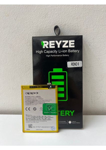 Reyze Oppo Reno 6 Batarya