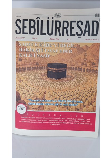Sebilürreşad Dergisi AHZİRAN2025-1113