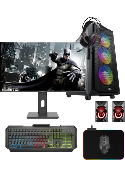 GMX5522 I5 13.nesil 13400F 32GB Ddr4 1tb M2 Nvme 12GB RTX4070 "27 165Hz Oyun Bilgisayarı