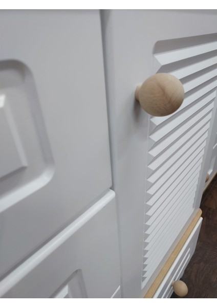 Panjur Ahşap Beyaz %100 Mdf Bebek&çocuk Şifonyer fiyatları