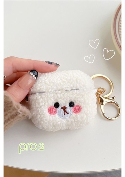 Airpod Kılıfı Nesil Pro2 Peluş Oyuncak Desen Yumuşak Koruyucu