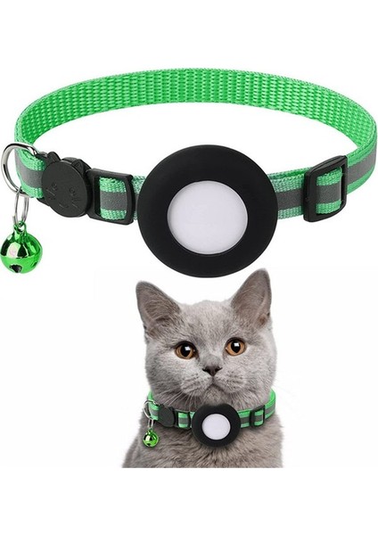 Yansıtıcı Aırtag Kedi Tasması Küçük Evcil Hayvanlar Için Aırtag Tutucu (Yurt Dışından)