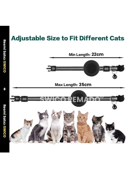 Yansıtıcı Aırtag Kedi Tasması Küçük Evcil Hayvanlar Için Aırtag Tutucu (Yurt Dışından) fiyatları
