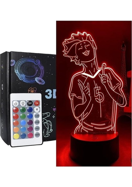 Tendou Satori 3D LED Lamba Anime Gece Lambası 7/16 (Yurt Dışından)