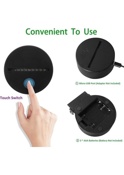 Dj Adınız Özel Gece Lambası Gif (Yurt Dışından) fiyatları