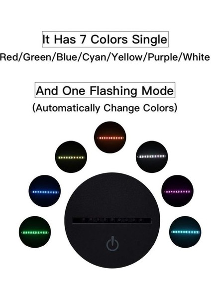 3D Illüzyon Gece Lambası LED Gece Gemi Yat Gel (Yurt Dışından) fiyatları