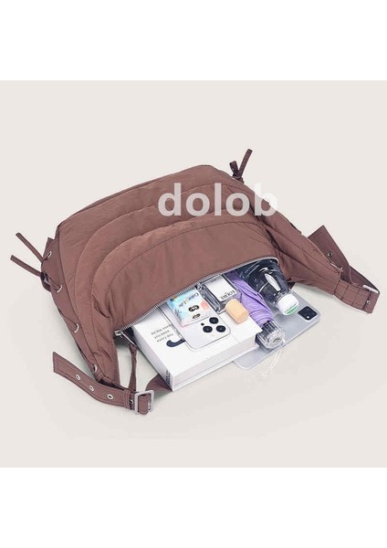 Qinbao Ins Koltuk Altı Çantası Kadın Büyük Kapasiteli 2023 Sonbahar ve Kış Yeni Moda Niş Rahat Işe Gidiş-Geliş Taşınabilir Omuz Çantası (Yurt Dışından) modelleri