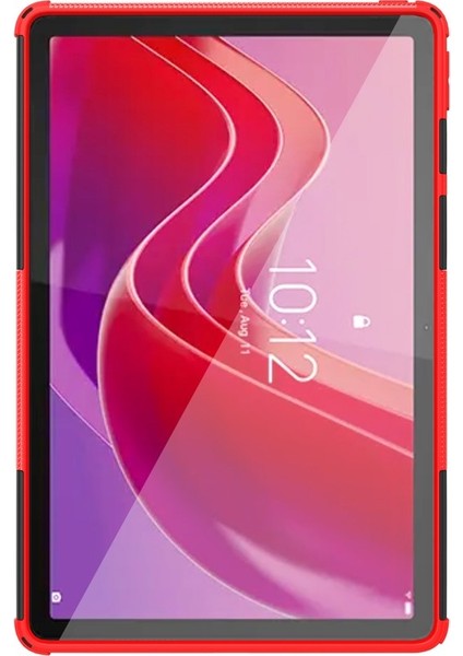 Lenovo Tab M11 Lastik Dokusu Darbeye Dayanıklı Tpu + Pc Tablet Kılıfı, Stand ile (Yurt Dışından) fırsatları