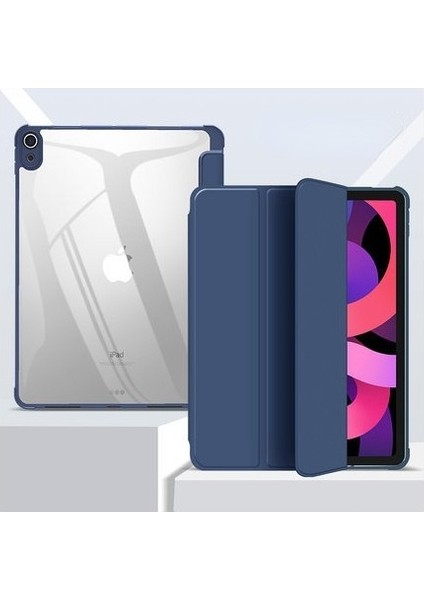 ipad Koruyucu Kapak Şeffaf 8.3 Inç Kalem Yuvalı Sert Tabanlı Düz Kasa (Yurt Dışından)