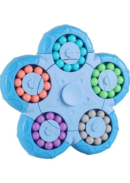 On Taraflı Dönen, Birlikte Çalışabilen Sihirli Fasulye Oyuncağı Rubik Küpü (Yurt Dışından)