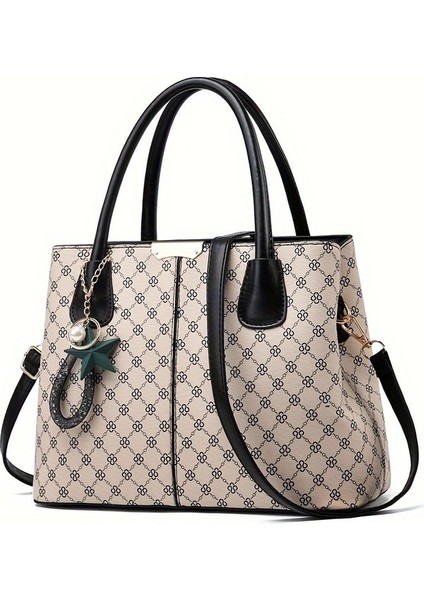 Tcherchı Trendy Timsah Baskılı Tote Çantası (Yurt Dışından)