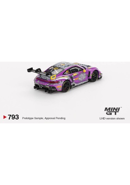 1/64 Porsche 911 Gt3 R Hubauto Racing 2023 Fıa Gt World Cup 70TH Macau Grand Prix