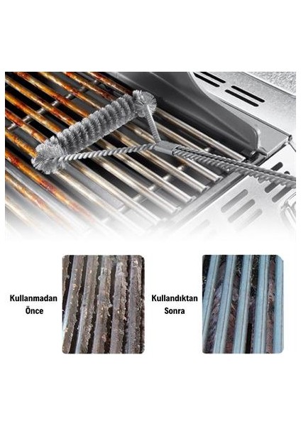 Izgara Tel Temizlik Fırçası modelleri