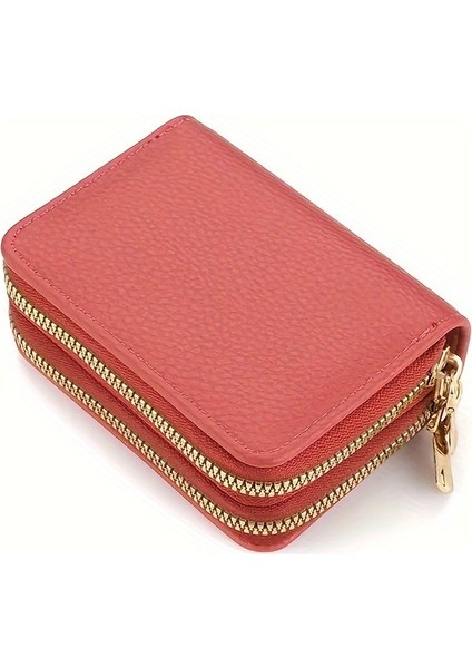 Kadın Mini Çift Fermuarlı Cüzdan (Yurt Dışından)