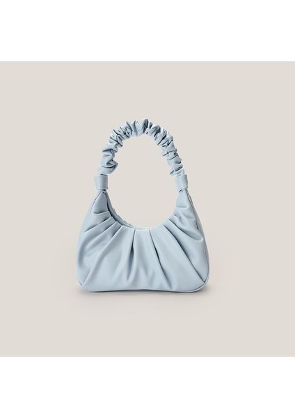 Tcherchı Gabbi Kıvrımlı Hobo Kadın Çantası Mavi (Yurt Dışından) fiyatları