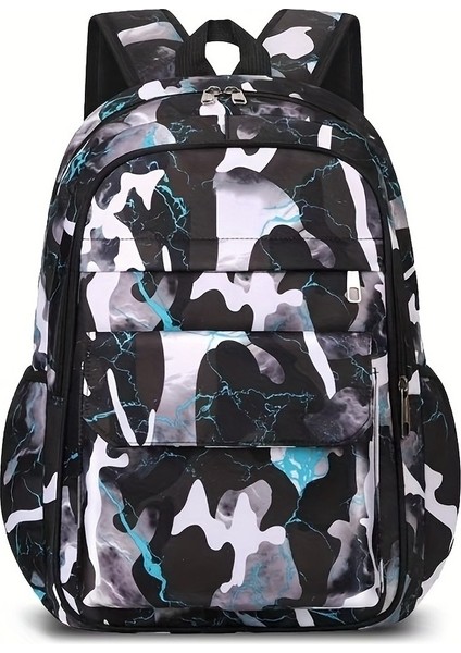 Tcherchı Uni Mavi Kamuflaj Dizüstü Bilgisayar Sırt Çantaları (Yurt Dışından)