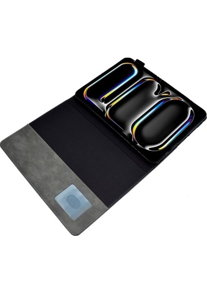 iPad Pro 11 2024 Manyetik Toka Pu Deri Akıllı Tablet Kapağı (Yurt Dışından) modelleri
