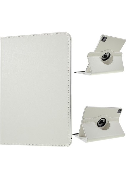 iPad Pro 11 2024 Döner Stand Pu Deri Koruyucu Kapak (Yurt Dışından)