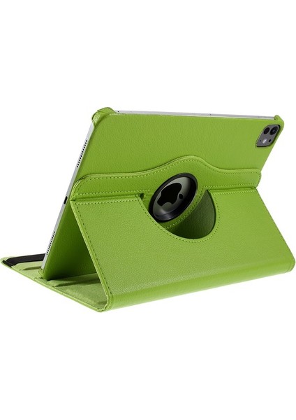 iPad Pro 11 2024 Döner Stand Pu Deri Koruyucu Kapak (Yurt Dışından)