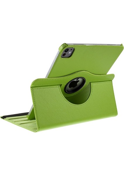 iPad Pro 11 2024 Döner Stand Pu Deri Koruyucu Kapak (Yurt Dışından)