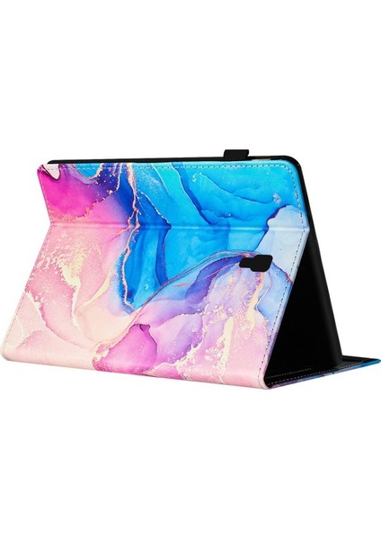 Samsung Galaxy Tab A 10.5 2018 T590 T595 Kılıf Akıllı Deri Kapak Çok Açılı Stand (Yurt Dışından)