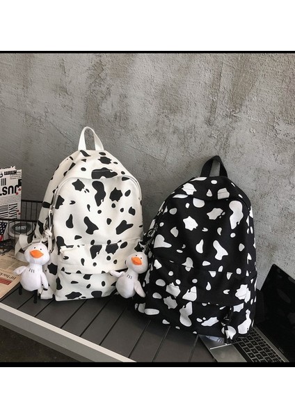 Kanvas Sırt Çantası Inek Desenli Sırt Çantası (Yurt Dışından) fiyatları
