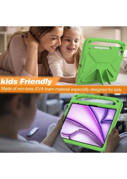 Ipad Pro 13 2024 / Air 13 2024 Eva Darbeye Dayanıklı Sap Stand Tablet Kapağı (Yurt Dışından) fırsatları