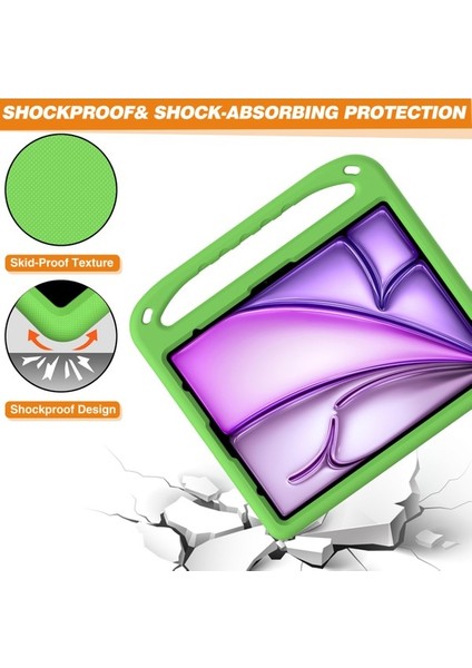 Ipad Pro 13 2024 / Air 13 2024 Eva Darbeye Dayanıklı Sap Stand Tablet Kapağı (Yurt Dışından) indirimleri