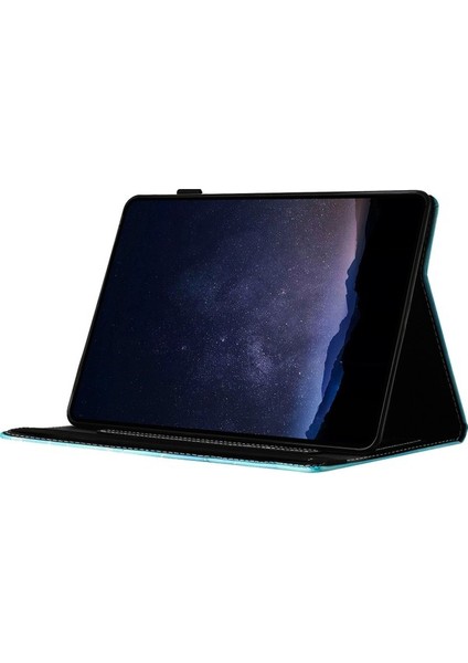 Samsung Galaxy Tab A 8.0 SM-T350 2015 Kart Yuvaları Deri Tablet Kapağı (Yurt Dışından)