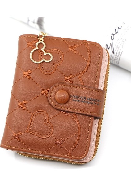 Kısa Fermuar Tokalı Cüzdan Debriyajı Bozuk Para Cüzdanı (Yurt Dışından) fiyatları