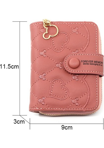 Kısa Fermuar Tokalı Cüzdan Debriyajı Bozuk Para Cüzdanı (Yurt Dışından) indirimleri