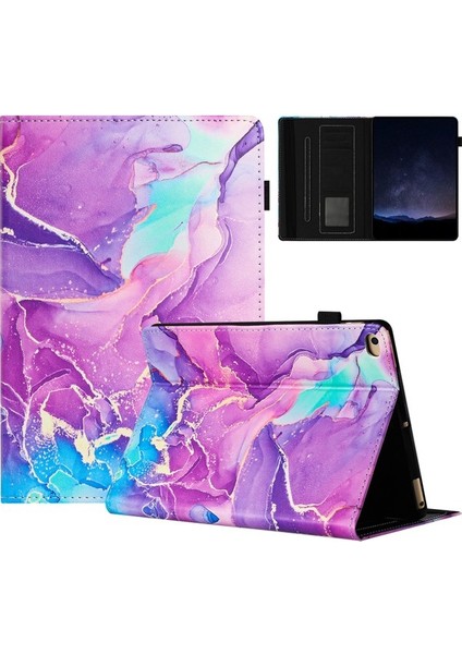 iPad Mini 3 / Mini 4 / Mini 2019 7.9 Inç Mermer Deri Kılıf, Otomatik Uyandırma / Uyku (Yurt Dışından)