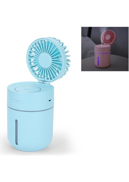 T9 Taşınabilir Ayarlanabilir USB Şarj Masaüstü Humiding Fan 3 Hızlı Kontrol Mavi (Yurt Dışından) modelleri