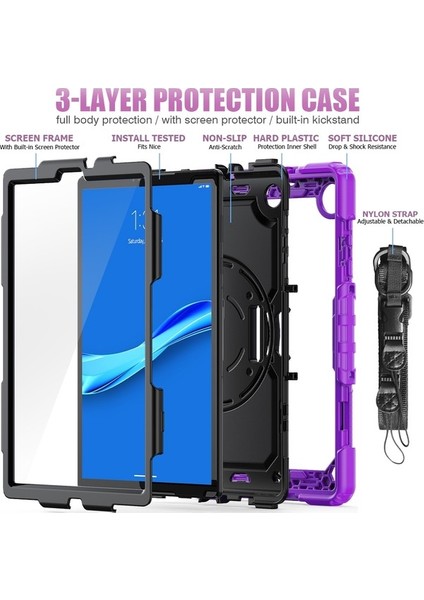 Lenovo Sekme M10 Fhd Plus Için Tutucu ile Koruyucu Kılıf (Yurt Dışından) fırsatları